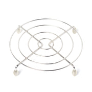 Embassy Table Ring / Trivet Round Polished Stainless Steel - Big 22cm