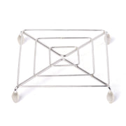 Table Ring / Trivet Square Polished Stainless Steel