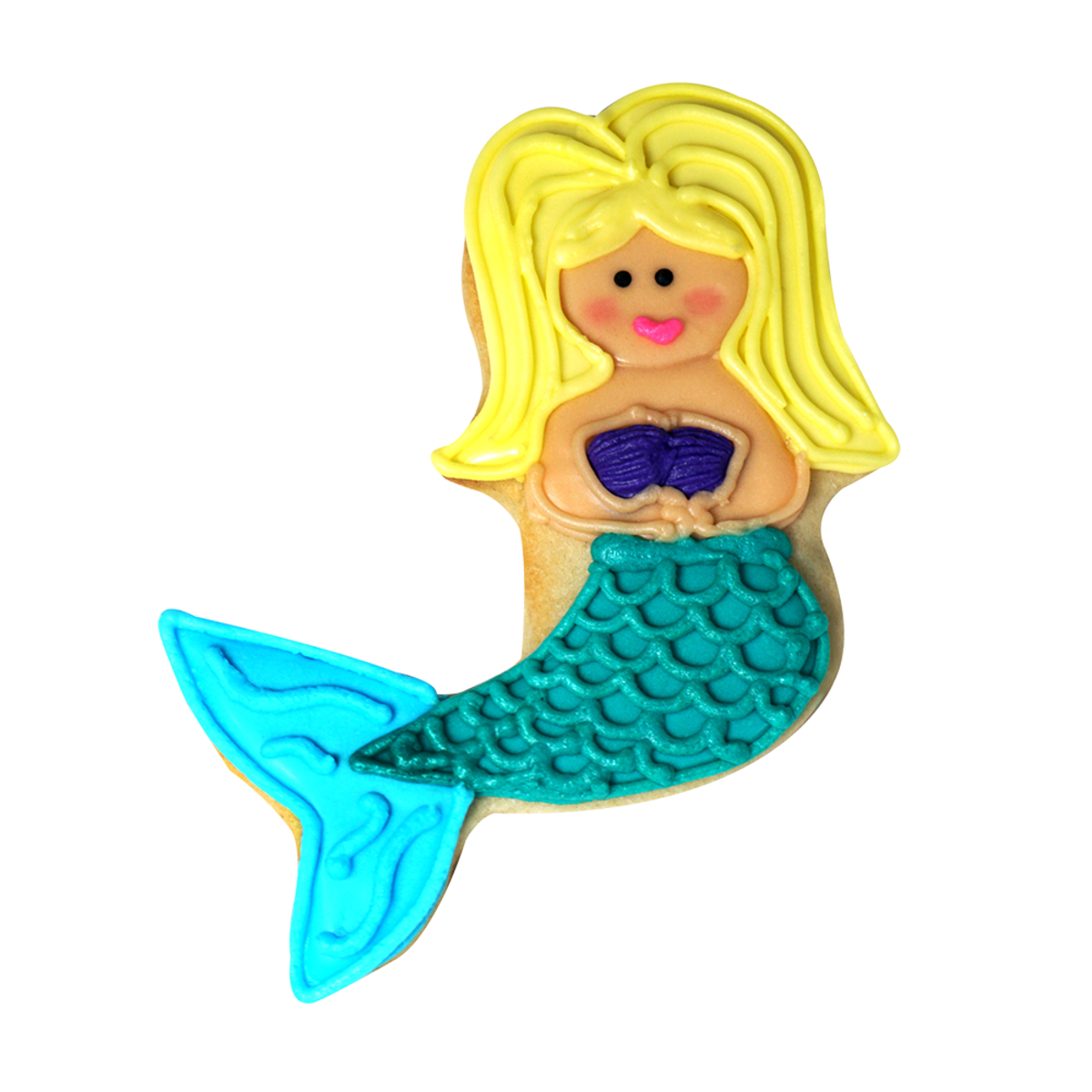 R&m Mermaid Cookie Cutter 11.4cm - Blue