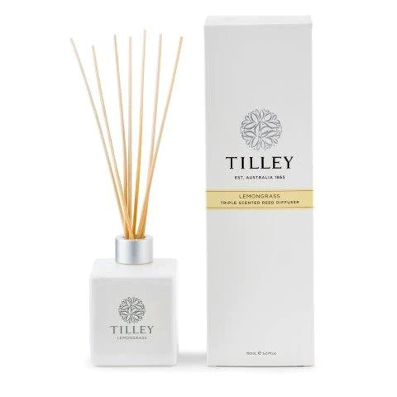 TILLEY CLASSIC WHITE REED DIFFUSER 150mL Lemongrass