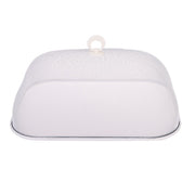 Appetito Rectangle Mesh Food Cover 37 X 27cm - White