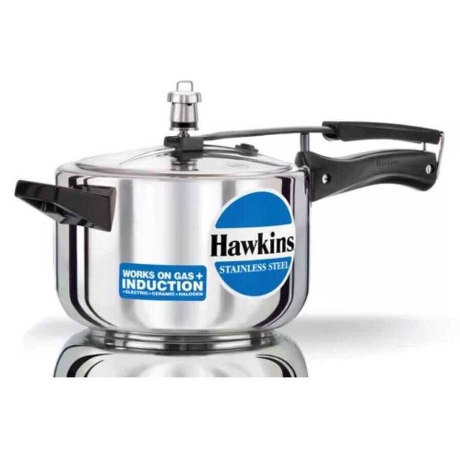 Hawkins Stainless Steel Pressure .Cooker 5L