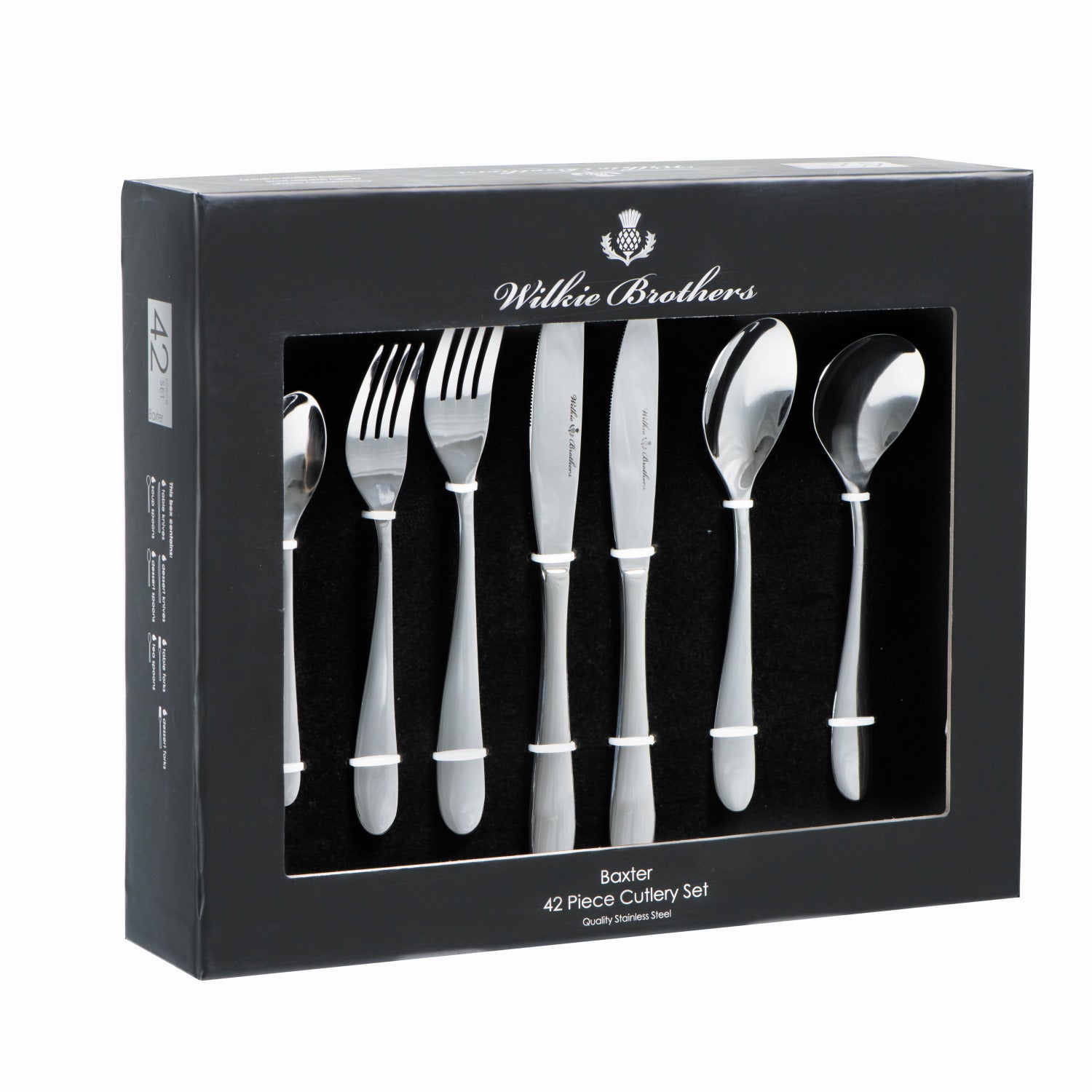 Wilkie Brothers Baxter 42 Piece Cutlery Set