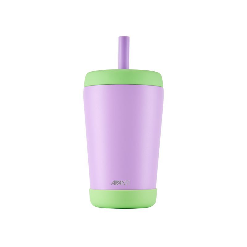 AVANTI YumYum Insulated Tumbler with Bumper 350ml Purple/Green