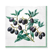 Paw Lunch Napkin 33cm Olives With Frame