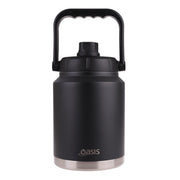 Oasis Stainless Steel Double Wall Insulated Jug With Carry Handle 2.1l - Black
