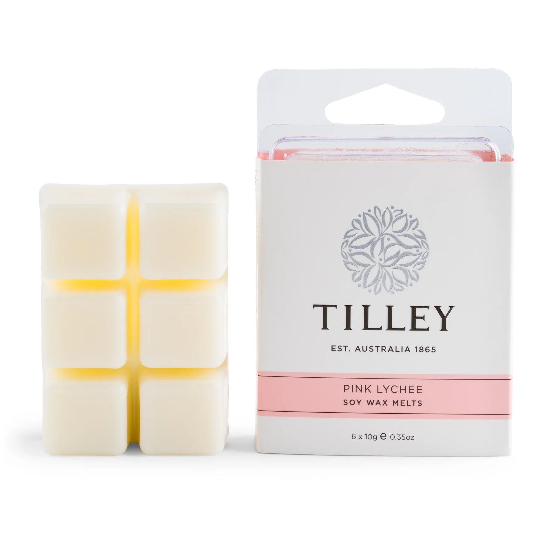 Tilley Pink Lychee Square Soy Wax Melts 60g