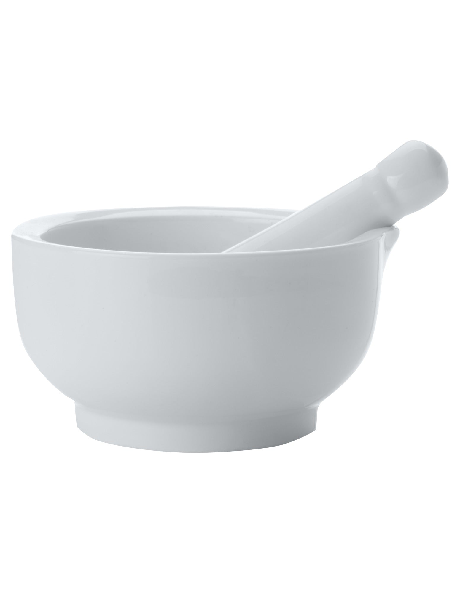 MW White Basics Mortar & Pestle 7cm Gift Boxed