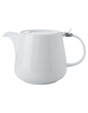 MW White Basics Teapot With Infuser 600ML White Gift Boxed