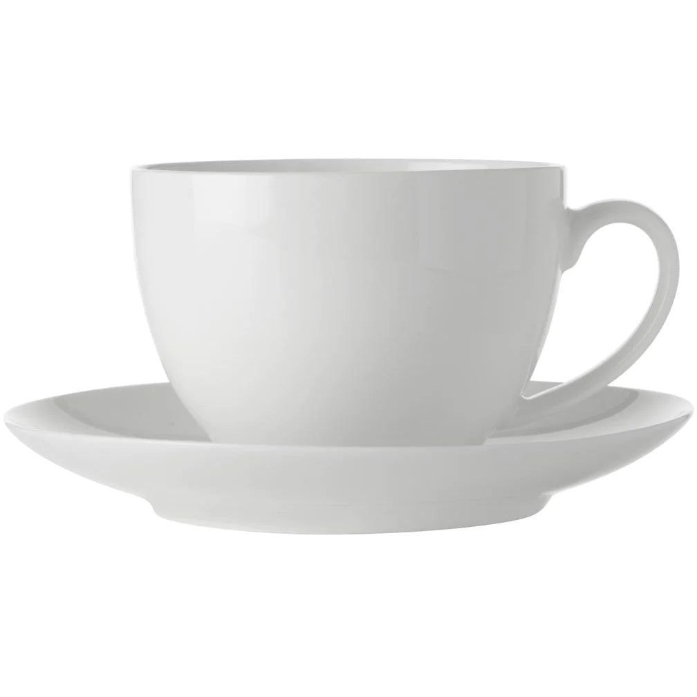 MW White Basics Cup & Saucer 260ML