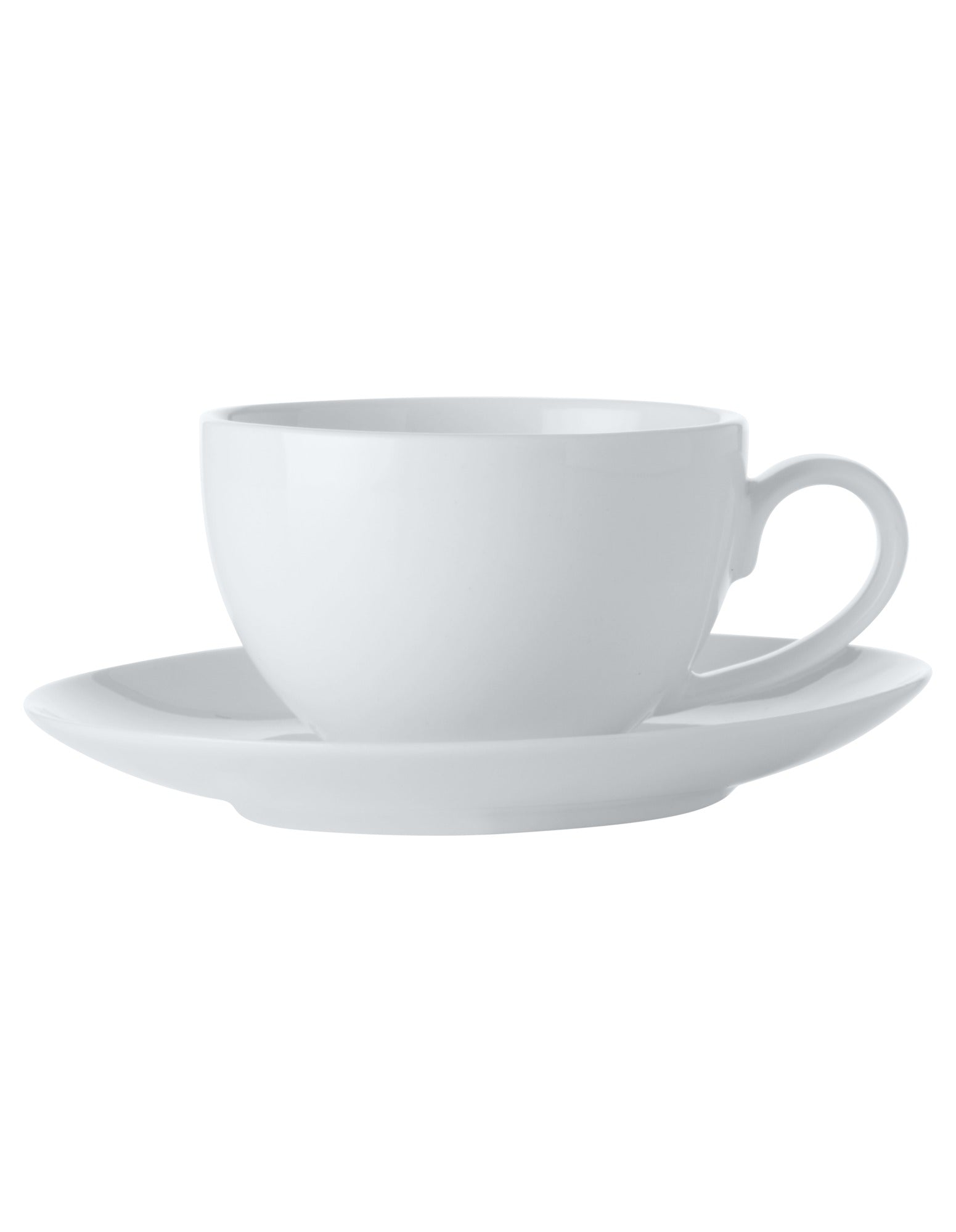MW White Basics Coupe Demi Cup & Saucer 100ML
