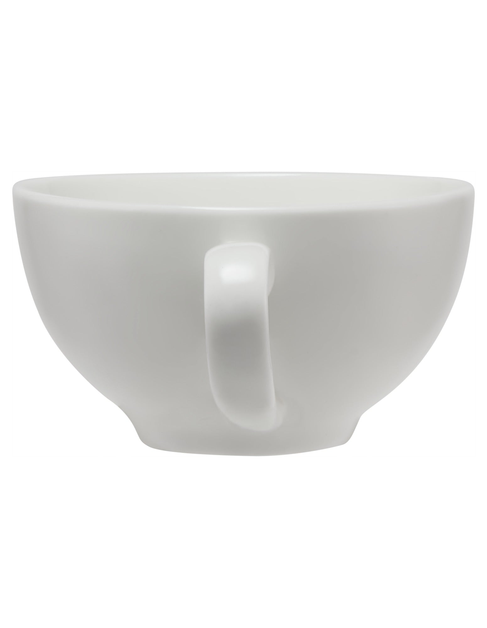 MW White Basics Coupe Cup & Saucer 200ML