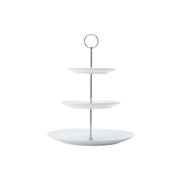 MW White Basics Diamonds 3-Tier Cake Stand Gift Boxed