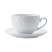 MW White Basics Diamonds Demi Cup & Saucer 90ML