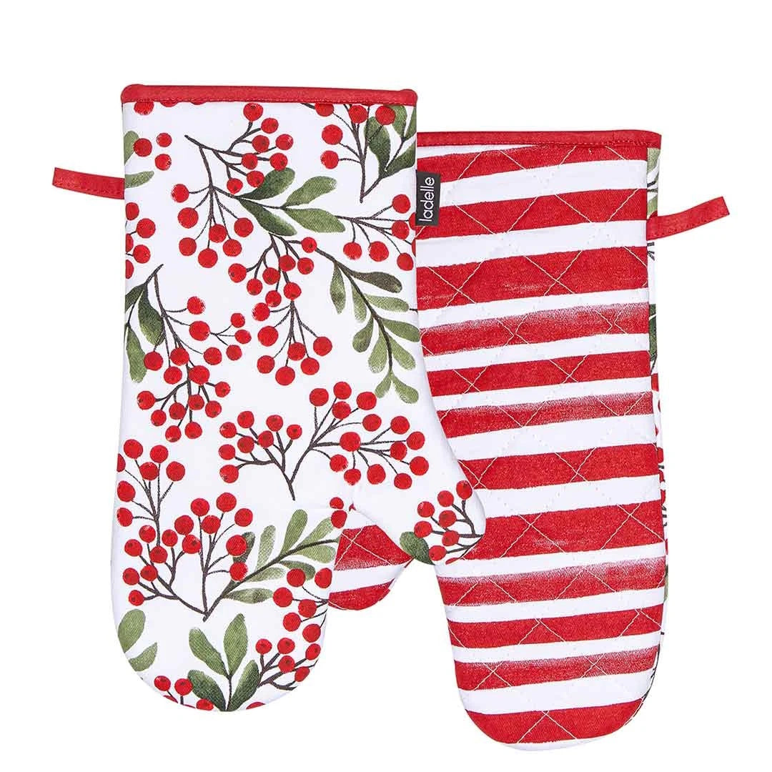 Ladelle Berry Berry Oven Mitts - Set of 2