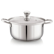 Embassy Stainless Steel Wonder Sauce-Pot Glass Lid 16cm