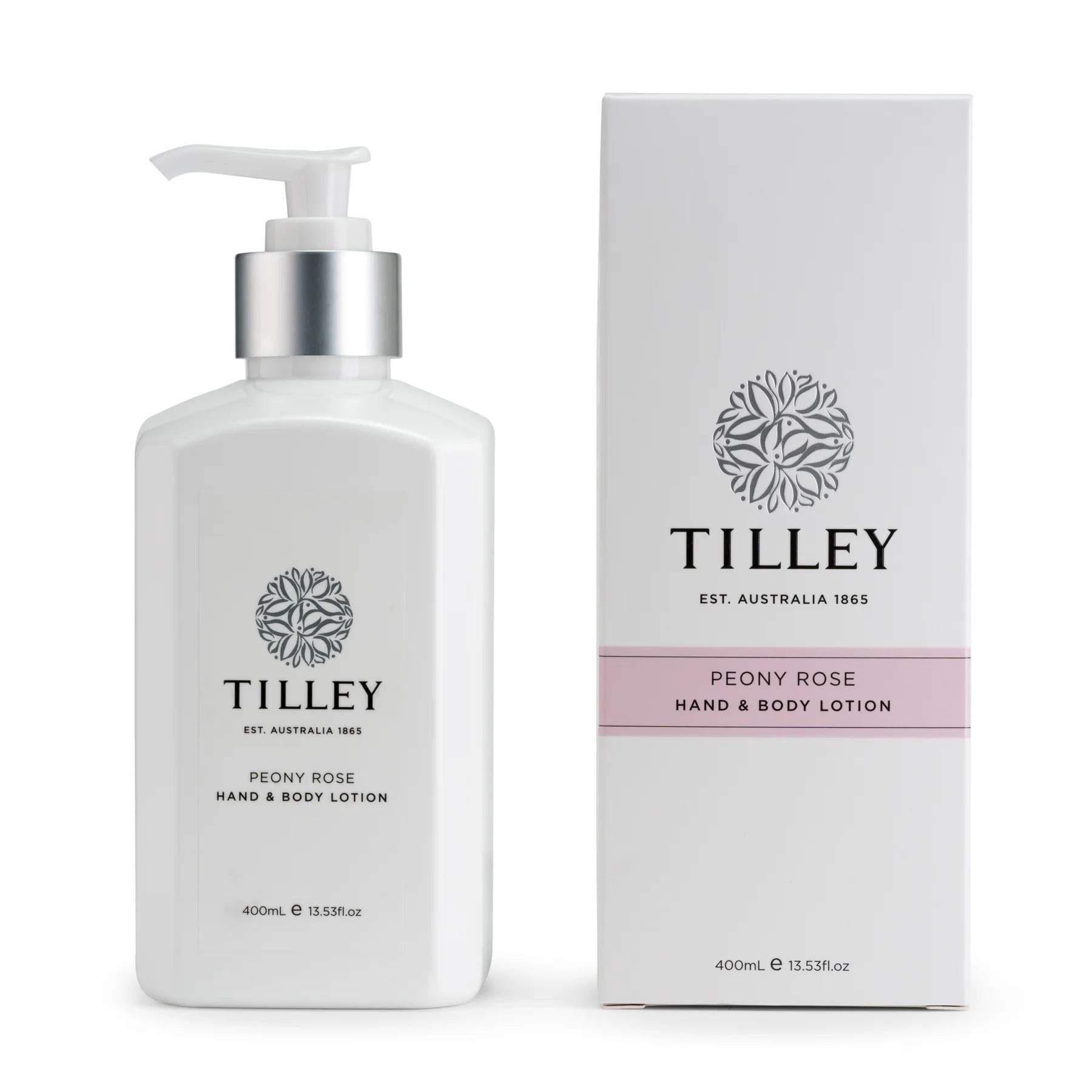 Tilley Hand and Body Lotion 400ml - Peony Rose