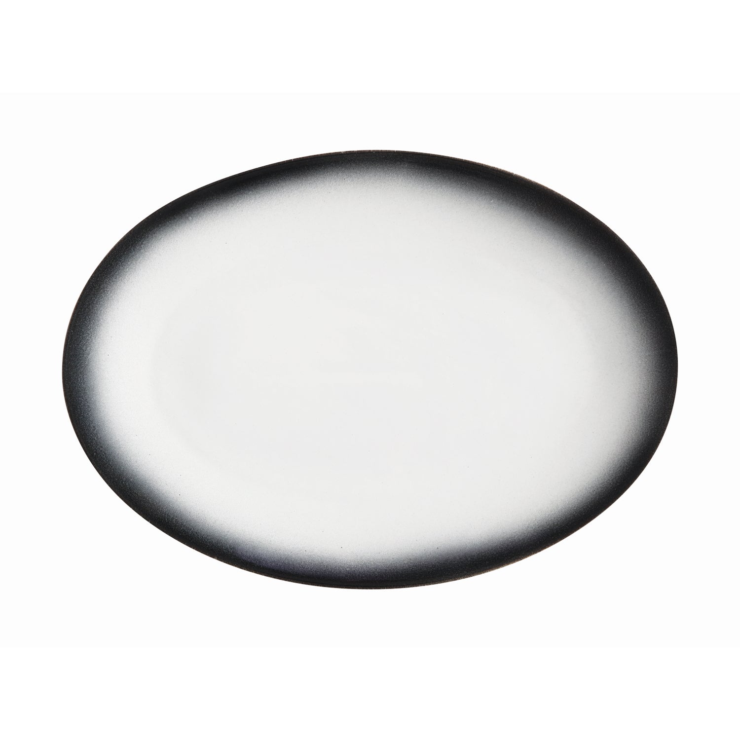 MW Caviar Granite Oval Plate 35x25cm