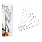 Appetito Chrome Skewers 20cm Set 6