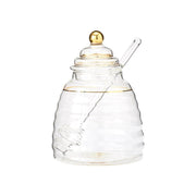 Ashdene HoneyBee Glass Honey Pot