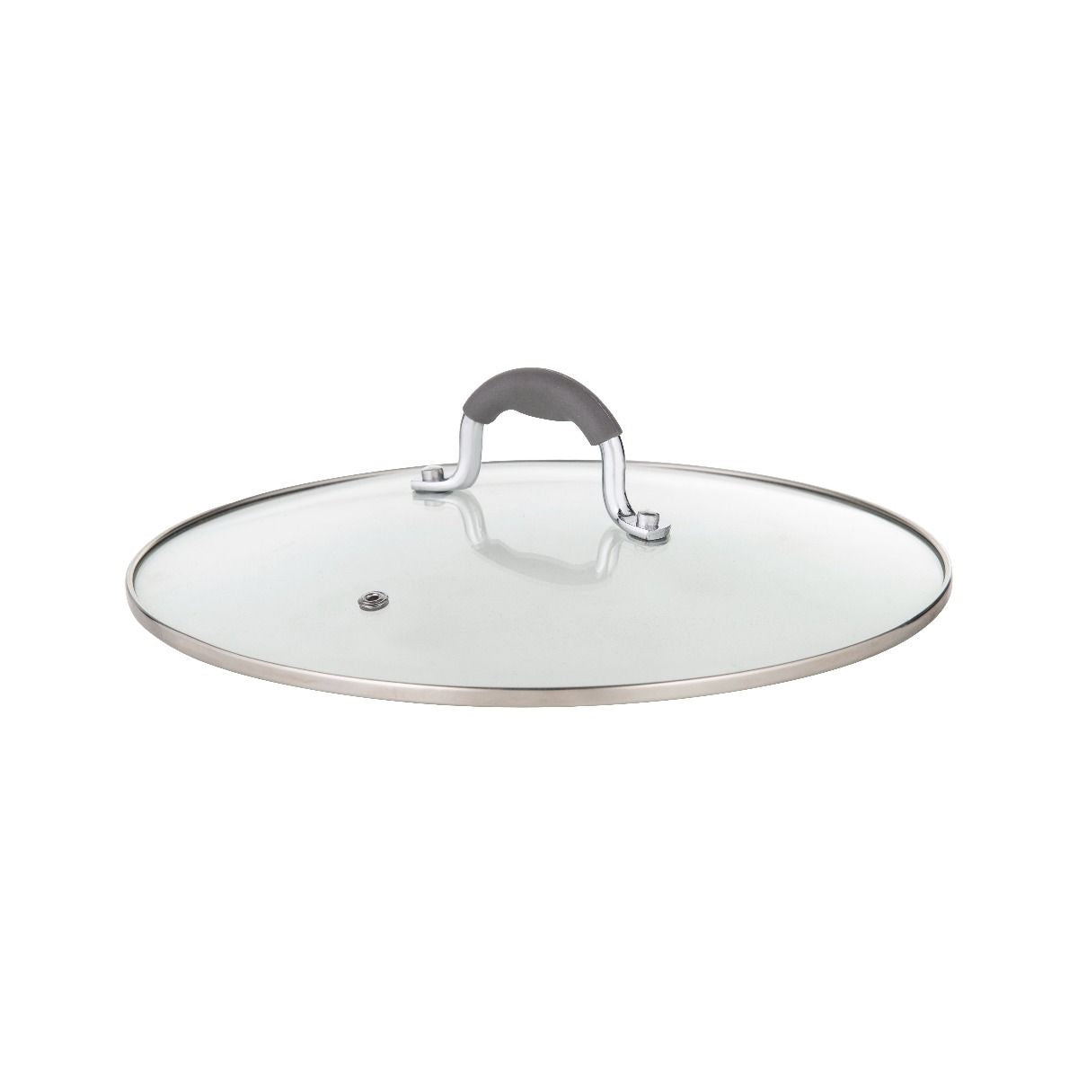 Davis & Waddell Glass Lid With Silicone Handle 26cm Stainless Steel 26x26x6.5cm