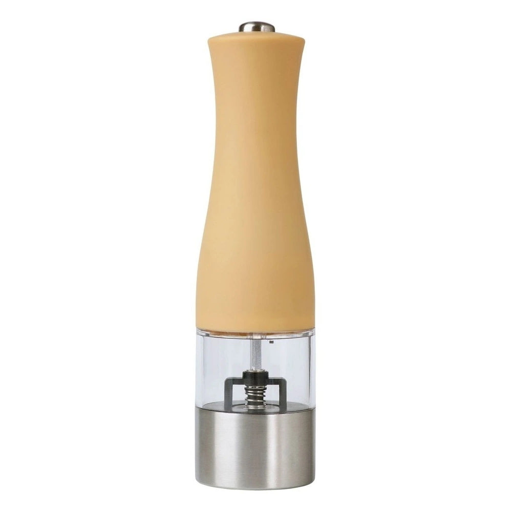 MW Cosmopolitan Electric Salt/Pepper Mill 21cm Ochre Gift Boxed