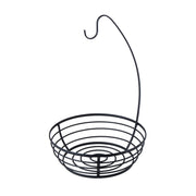 Davis & Waddell Fruit Basket With Banana Hanger Black 28x40cm