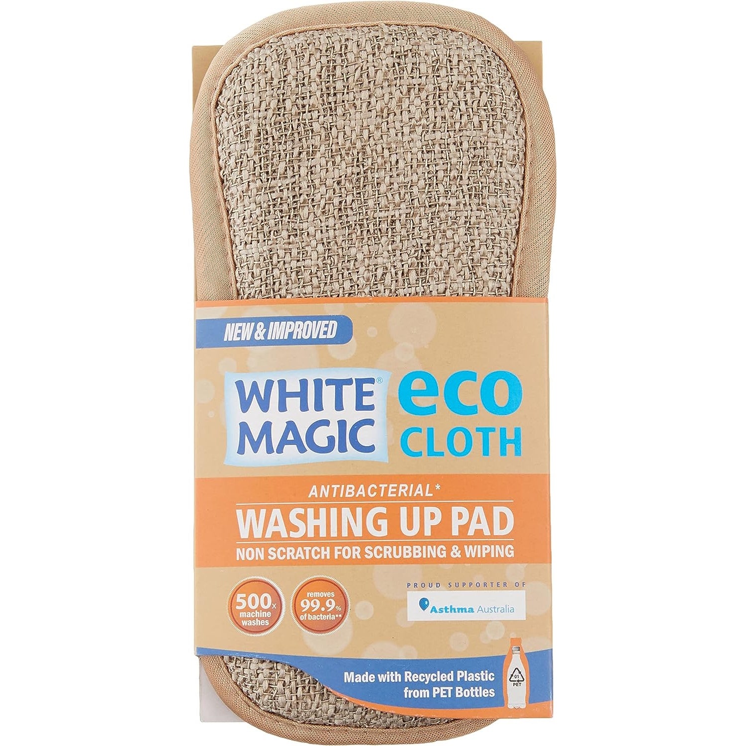 White Magic Washing Up Pad - Pebble