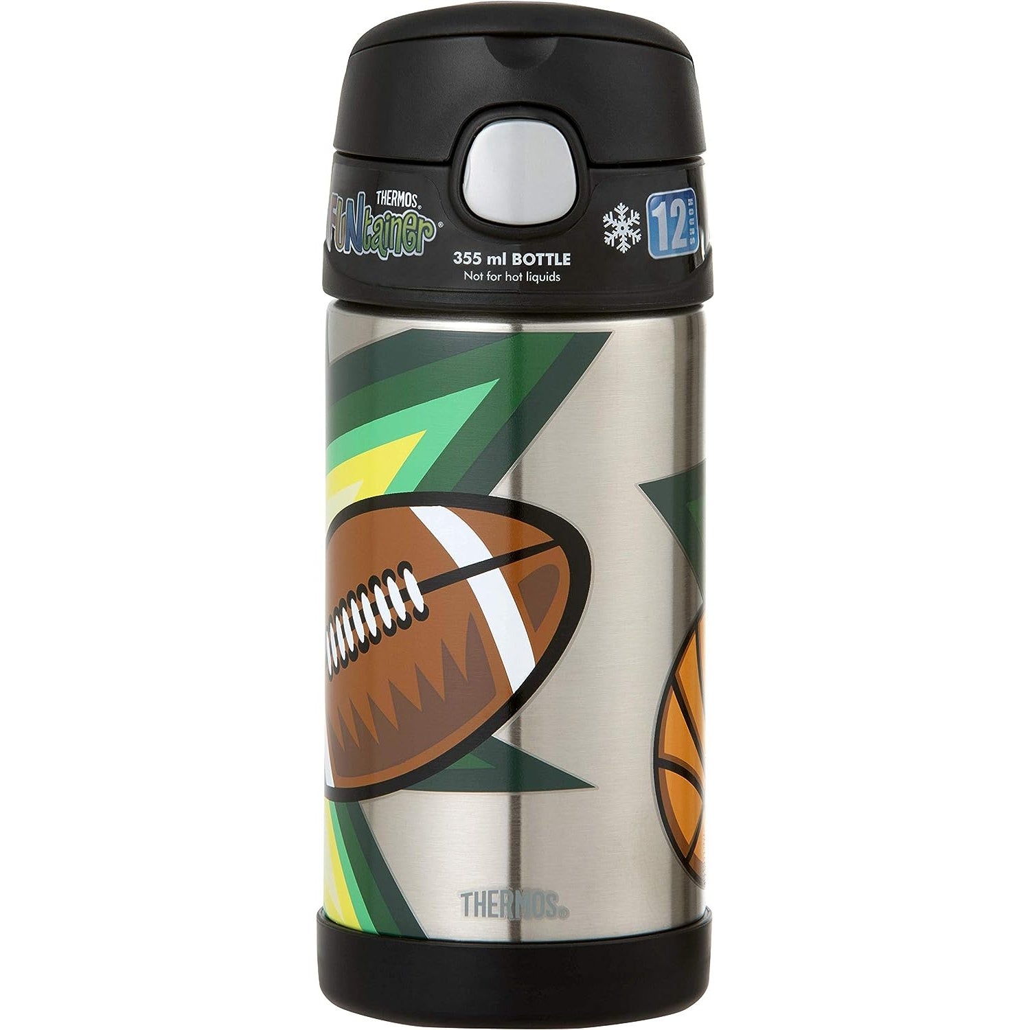 Thermos FUNtainer Vacuum Insulated Drink Bottle - Multi-sport 355ml