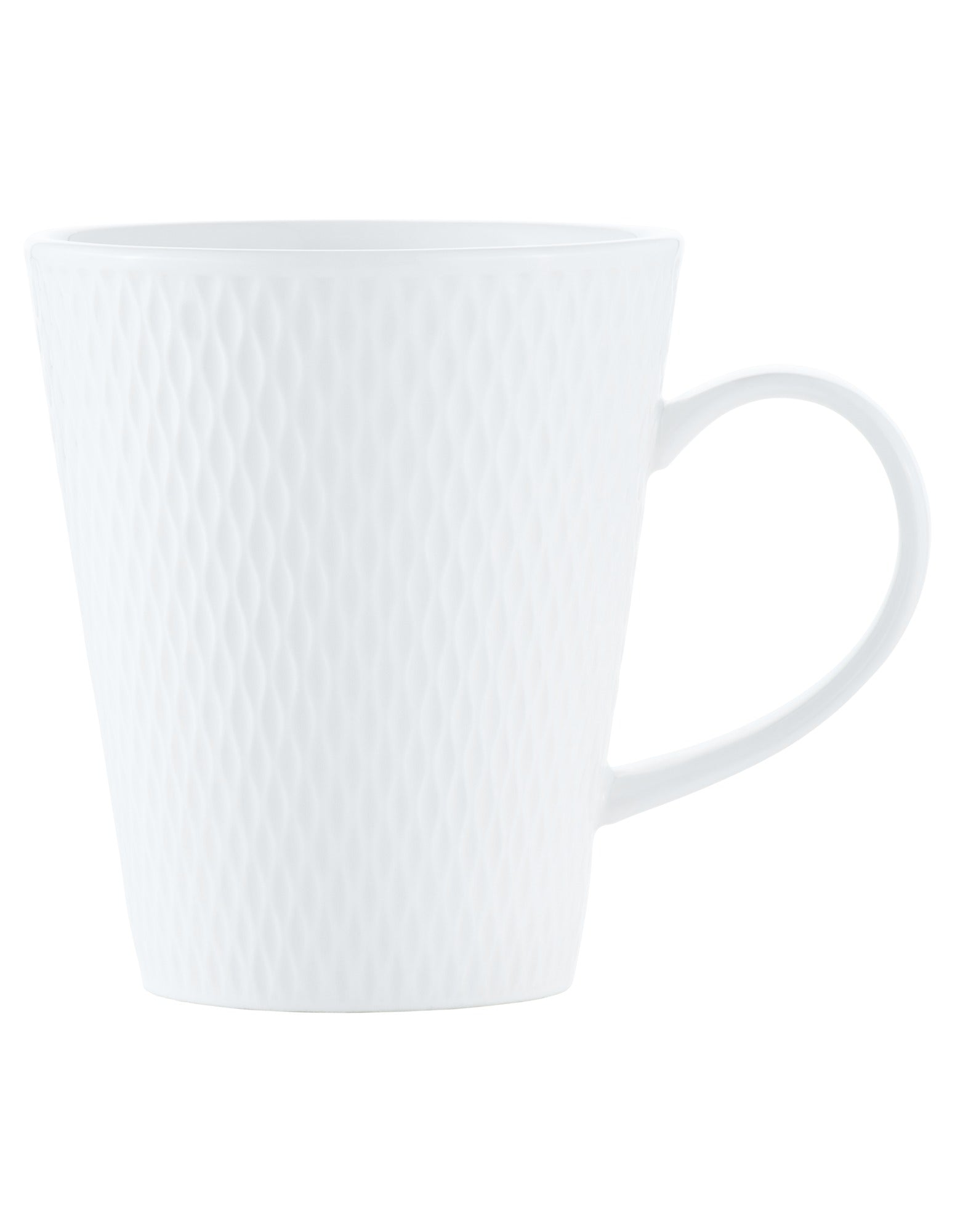 Maxwell & Williams White Basics Diamonds Conical Mug 350ML
