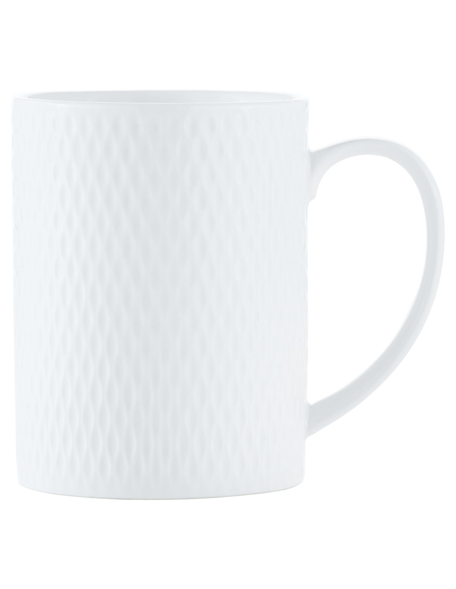 Maxwell &Williams White Basics Diamonds Straight Mug 400ML