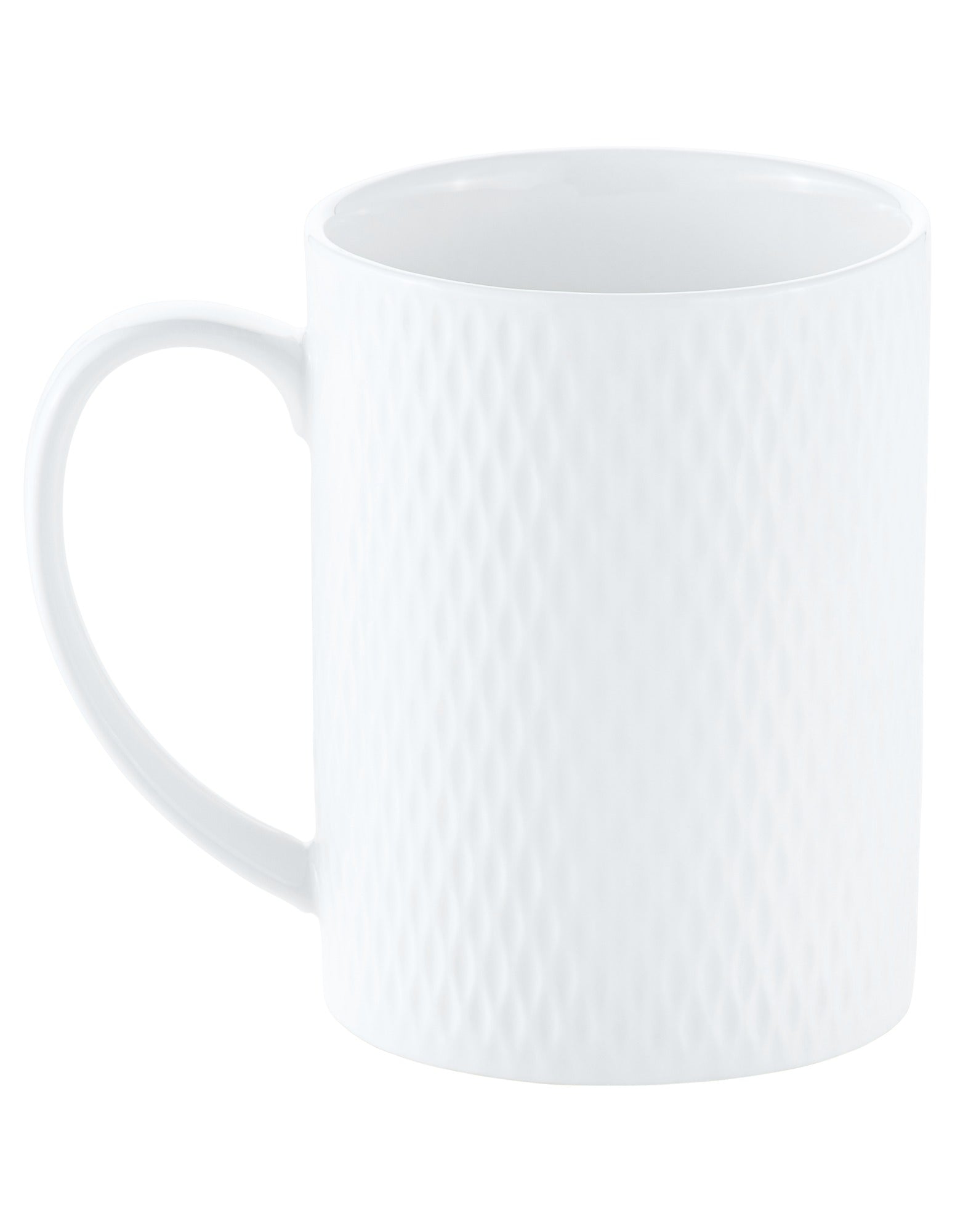 Maxwell &Williams White Basics Diamonds Straight Mug 400ML