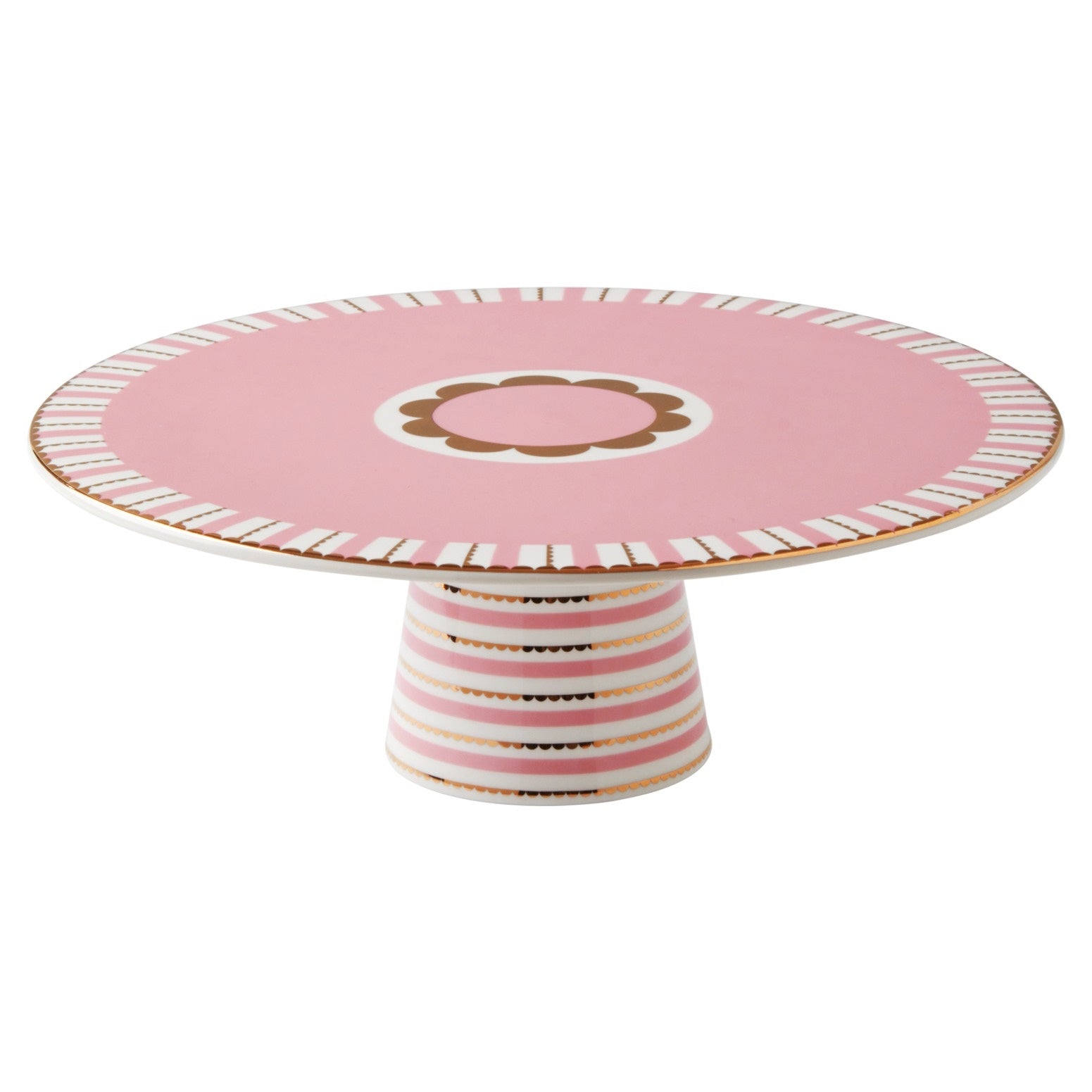 Maxwell & Williams Teas & C's Regency Footed Cake Stand 28cm Pink Gift Boxed