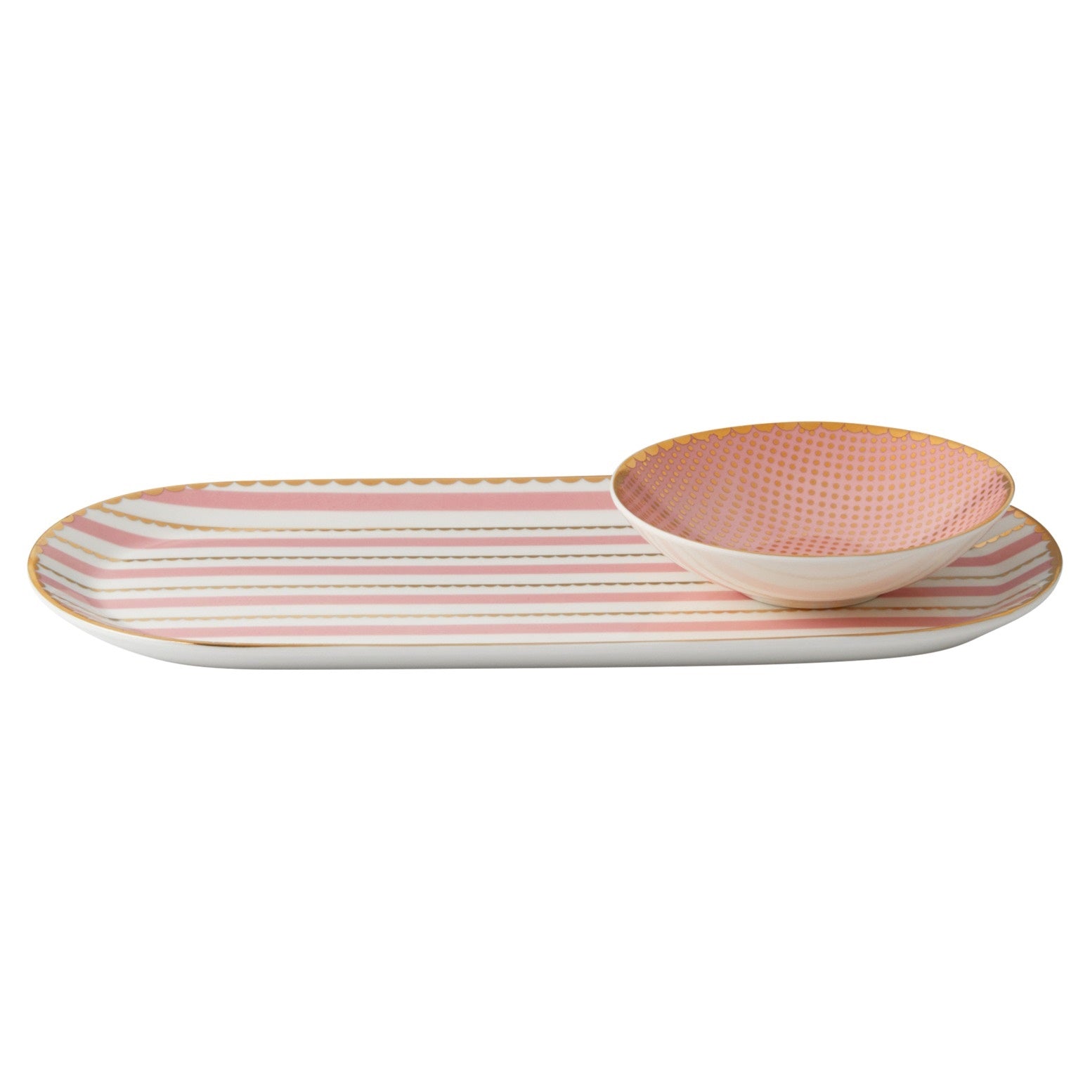 Maxwell & Williams Teas & C's Regency Platter & Dish Set Pink Gift Boxed
