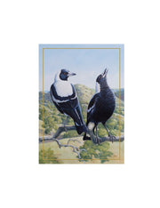 Maxwell & Williams Birds of Australia KC 10yr Anniversary Tea Towel 50x70cm Magpie