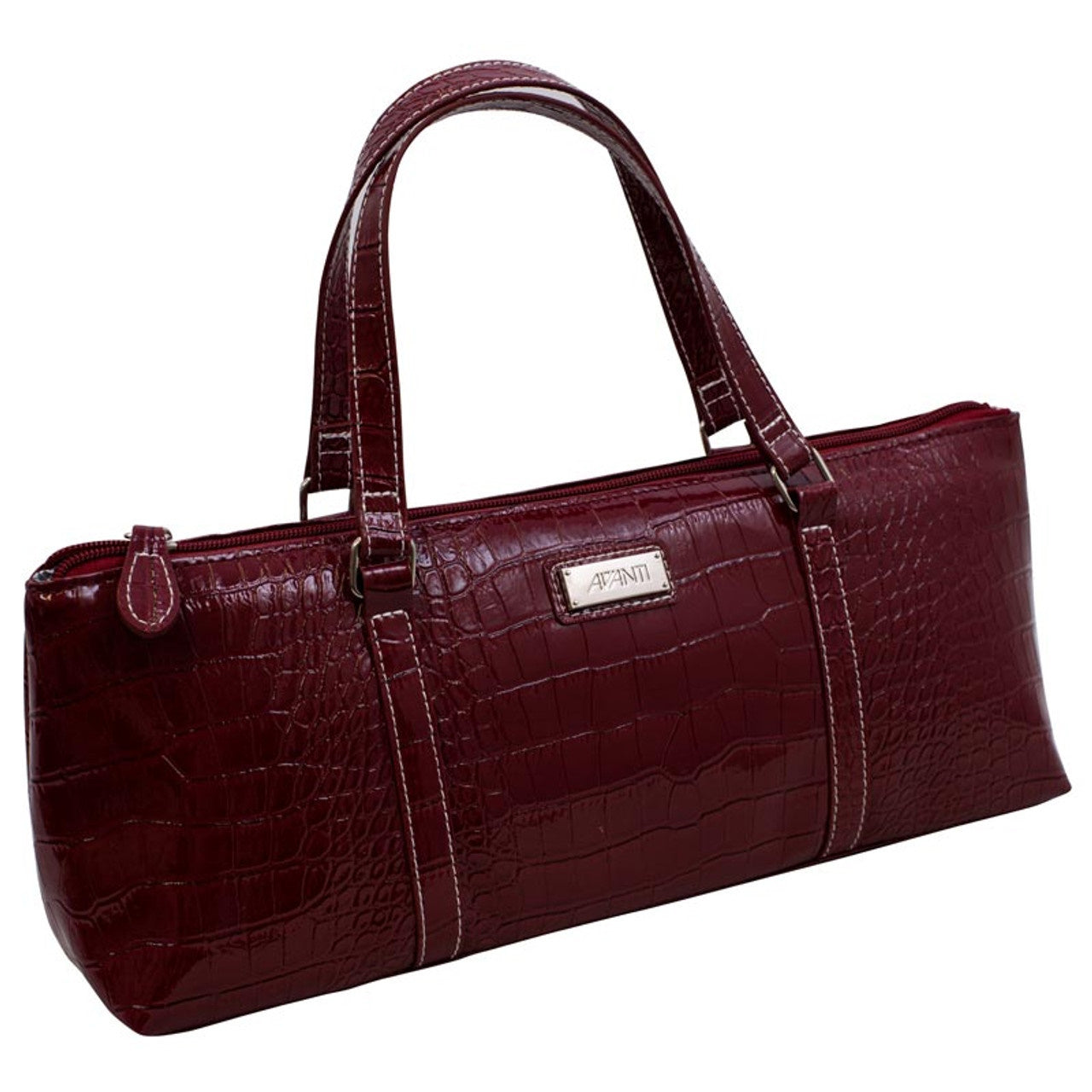 Avanti Insulated Wine Purse - Burg Croc