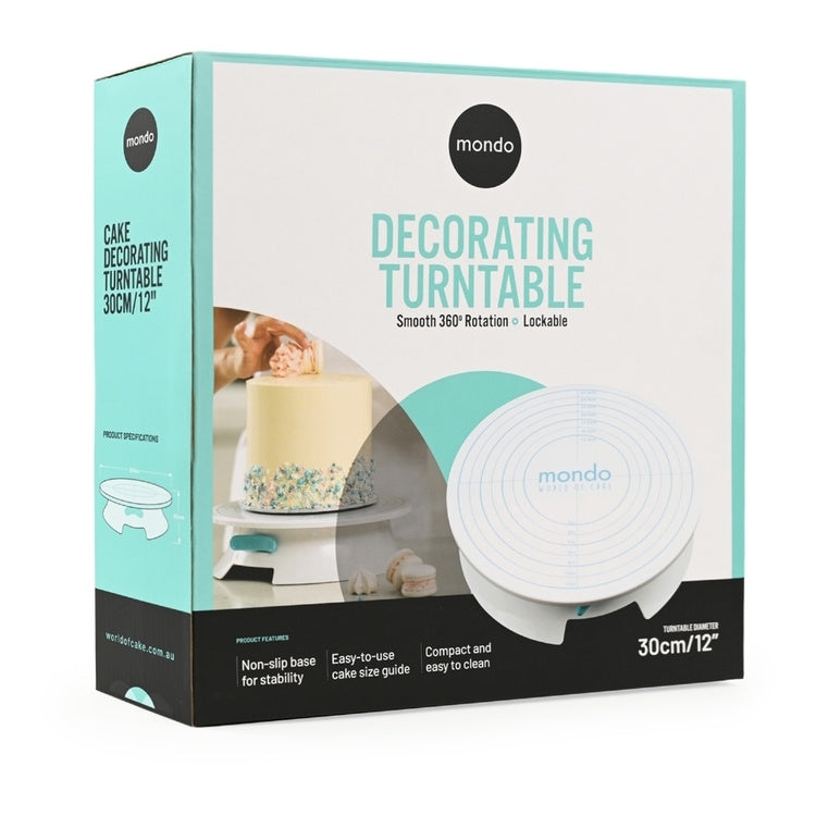 Mondo Cake Decorating Turn Table with Brake