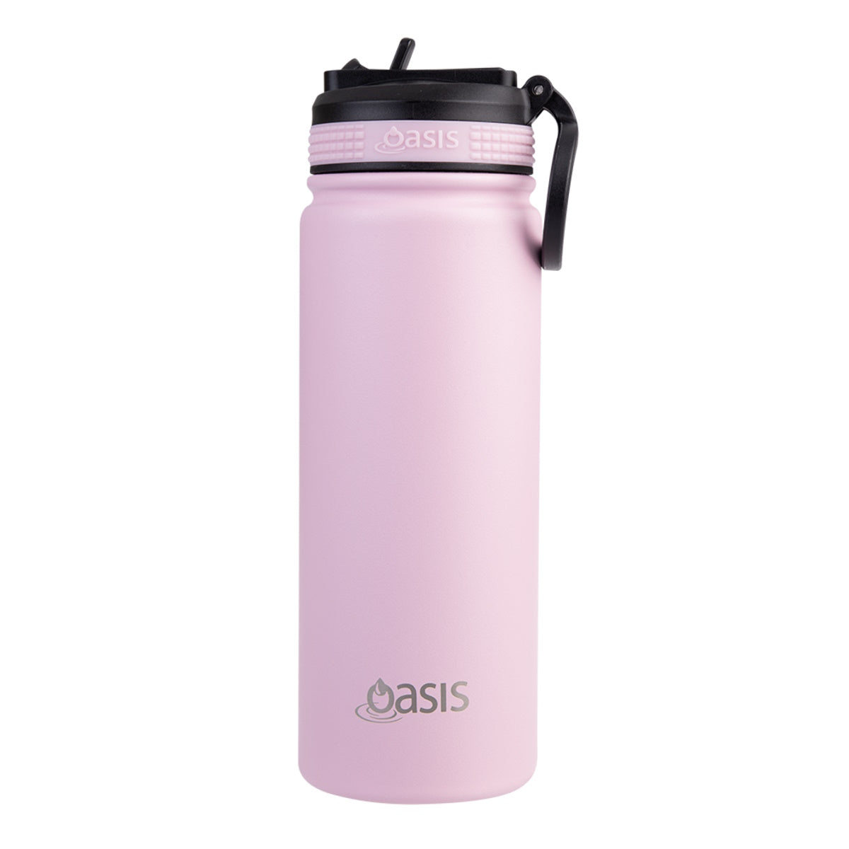 Oasis Stainless Steel Double Wall Insulated Challenger Sports Bottle 550ml - Carnation