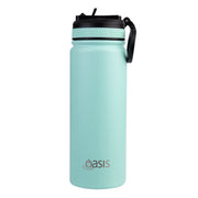Oasis Stainless Steel Double Wall Insulated Challenger Sports Bottle 550ml - Mint