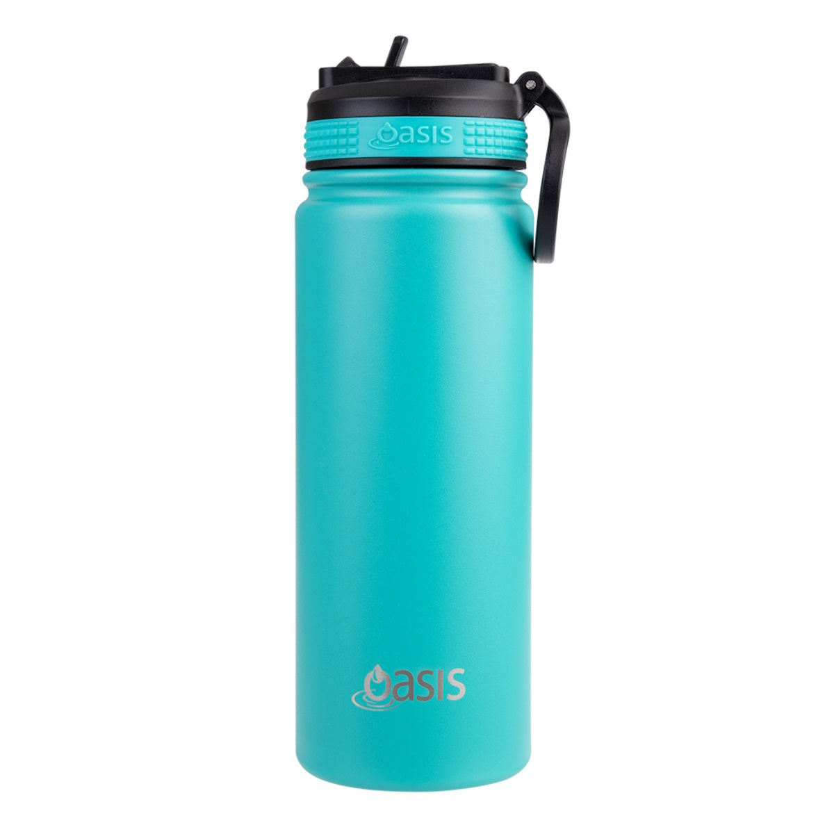 Oasis Stainless Steel Double Wall Insulated Challenger Sports Bottle 550ml - Turquoise
