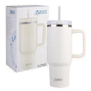 Oasis Stainless Steel Double Wall Insulated Commuter Travel Tumbler 1.2l ALABASTER