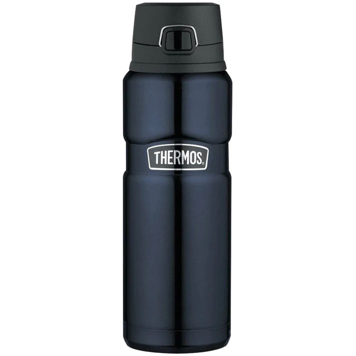 Thermos Stainless King Vacuum Insulated Bottle, 710ml - Midnight Blue