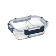 Pyrex Meal Prep 600ml Rectangular Duo Divided Lunch Box
