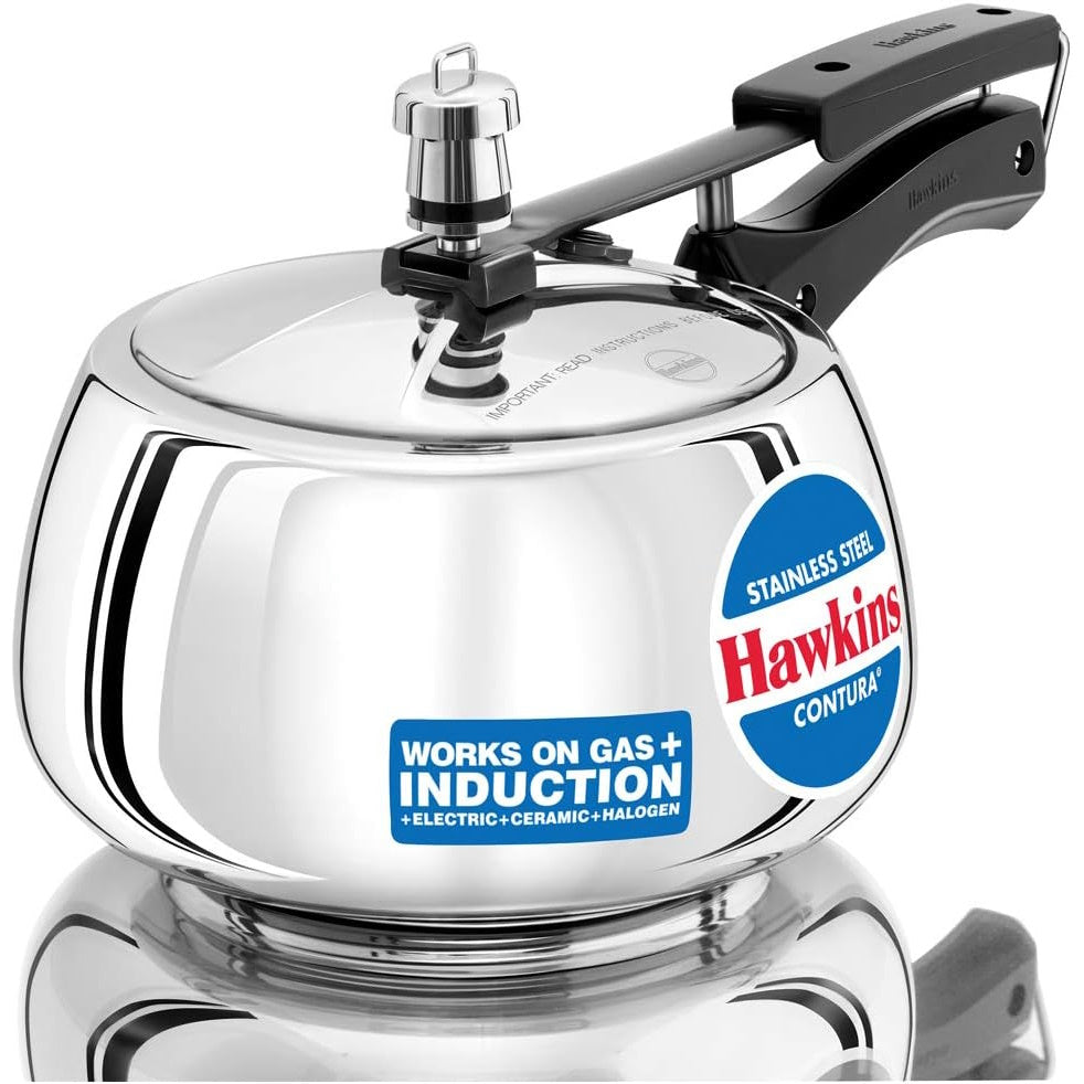 Hawkins Stainless Steel Contura 3 Litre Pressure Cooker - SSC30
