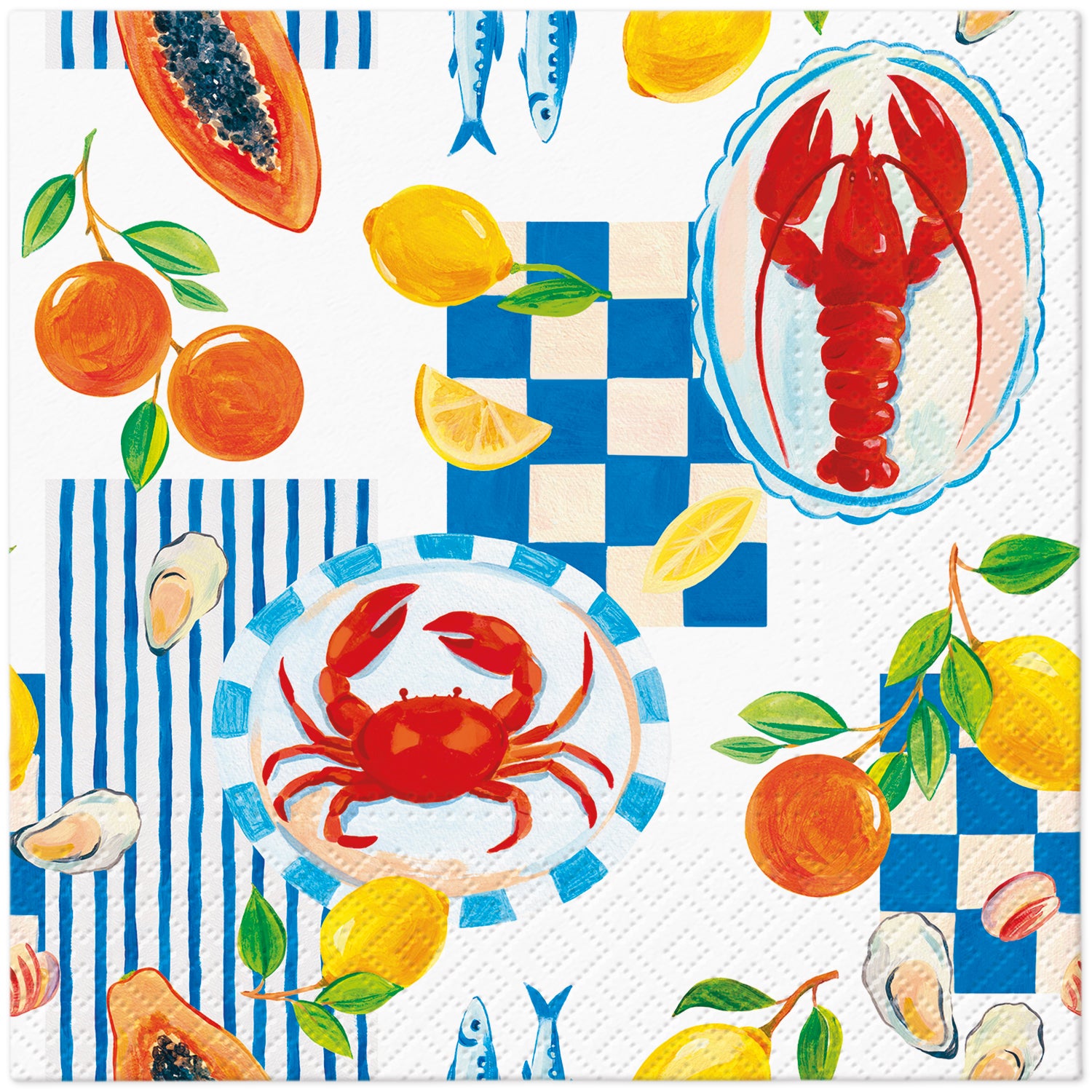 PAW Napkins 33x33cm Pack of 20 | Navybites