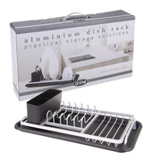 D.line Aluminium Compact Dish Rack With Draining Board