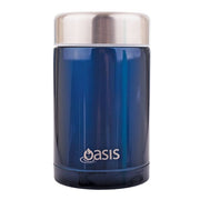 Oasis 450ml Food Flask Stainless Steel Navy