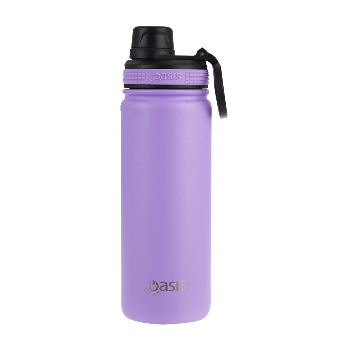 Oasis Stainless Steel Insulated Challenger Sports Bottle With Screw Cap 550ml - LAVENDER