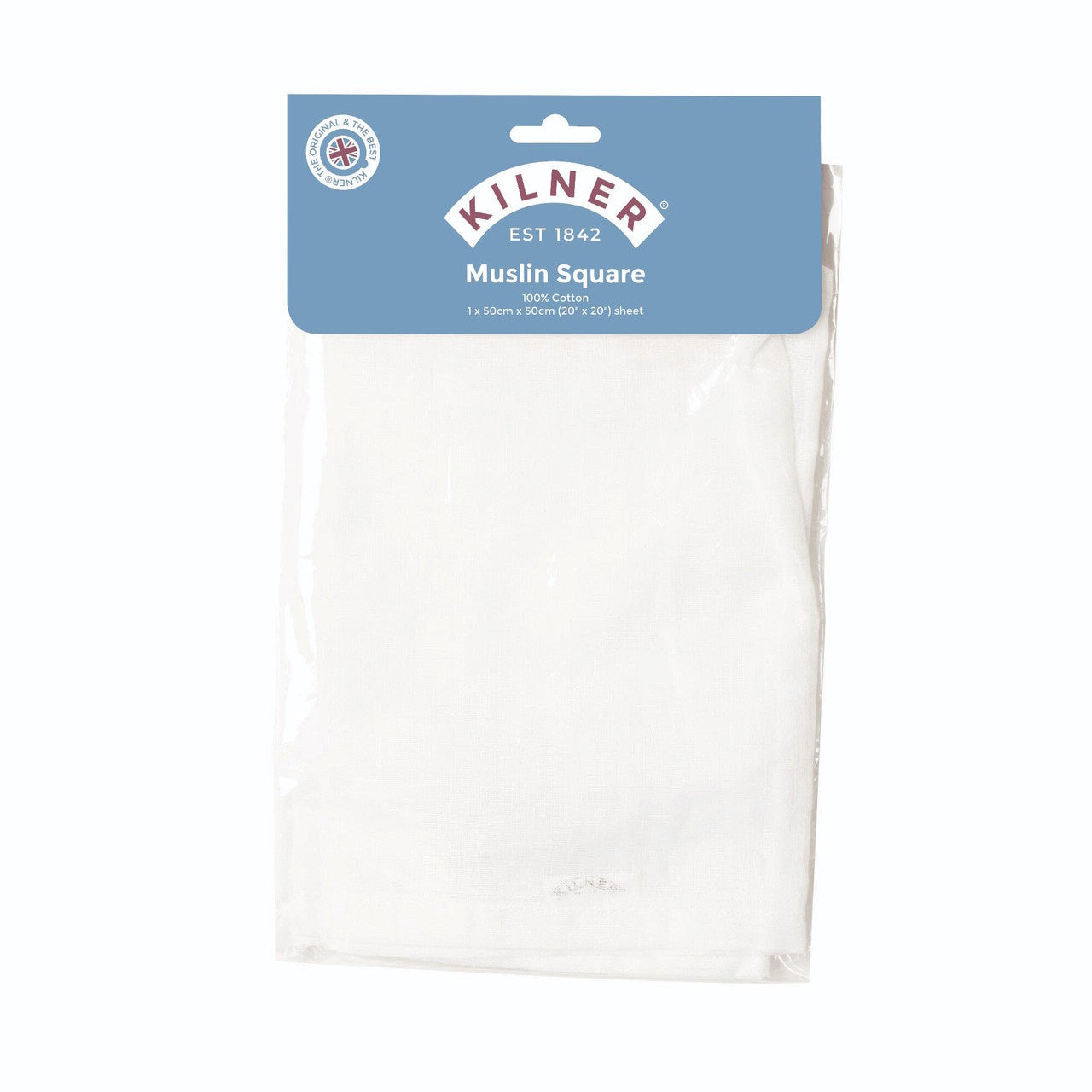 Kilner Muslin Square 50 x 50cm - Cotton