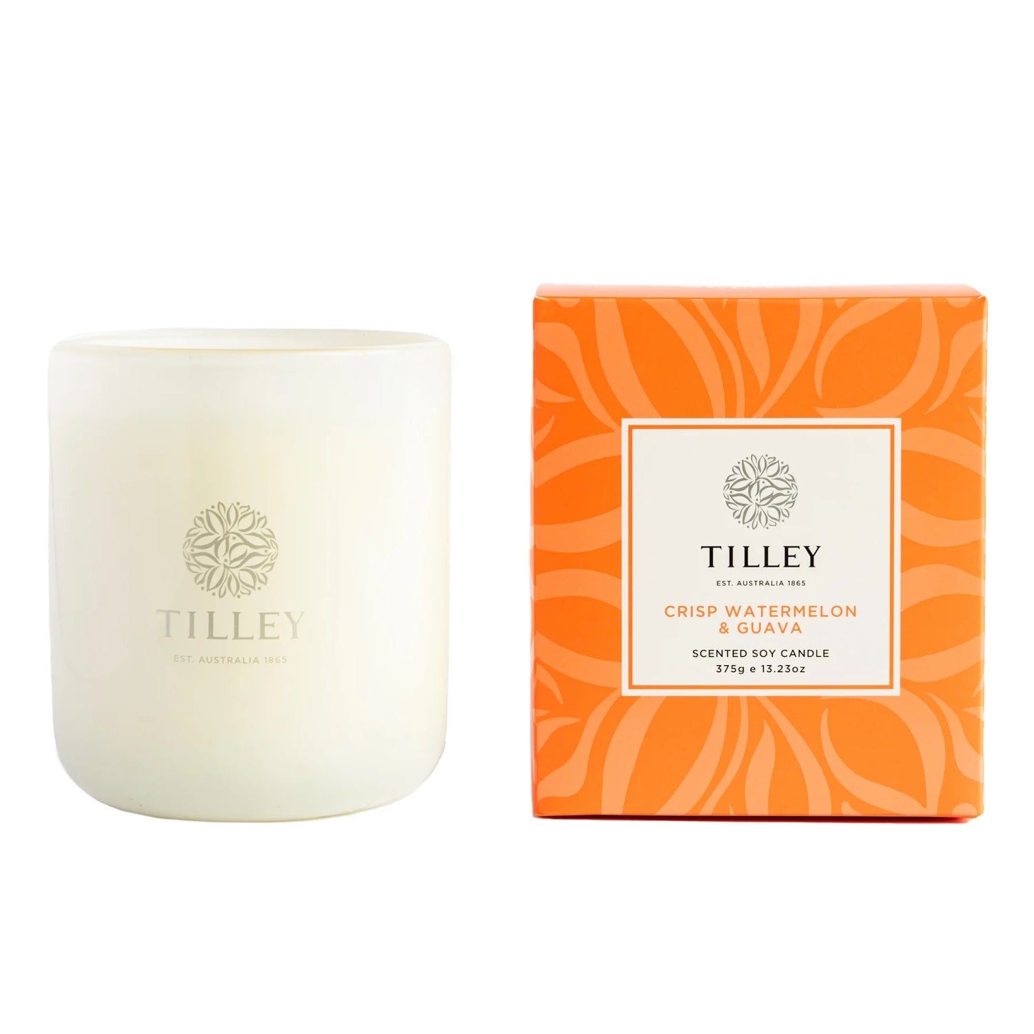 Tilley Classic White Crisp Watermelon & Guava 375g Soy Candle